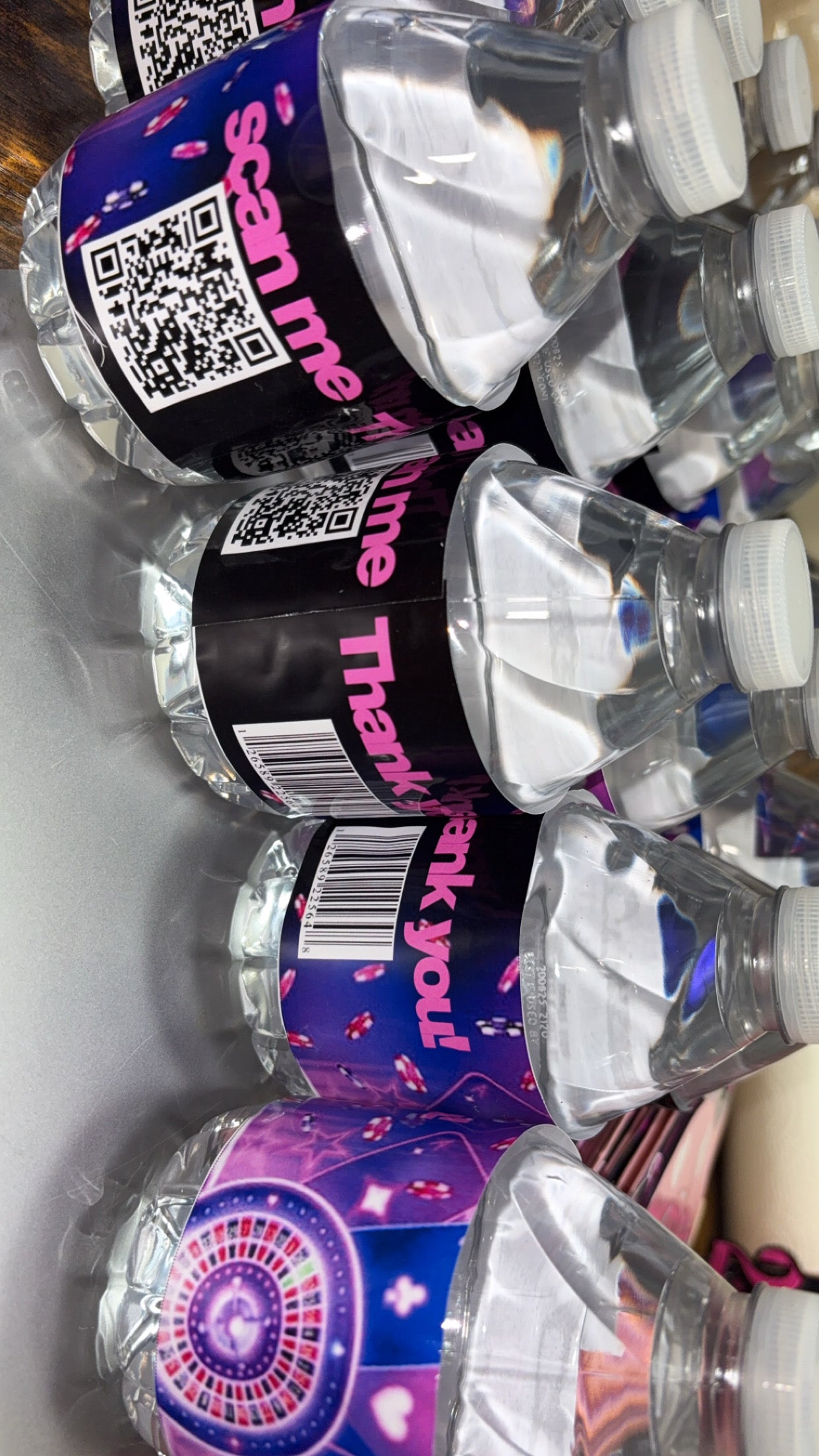 Custom snacks and drinks