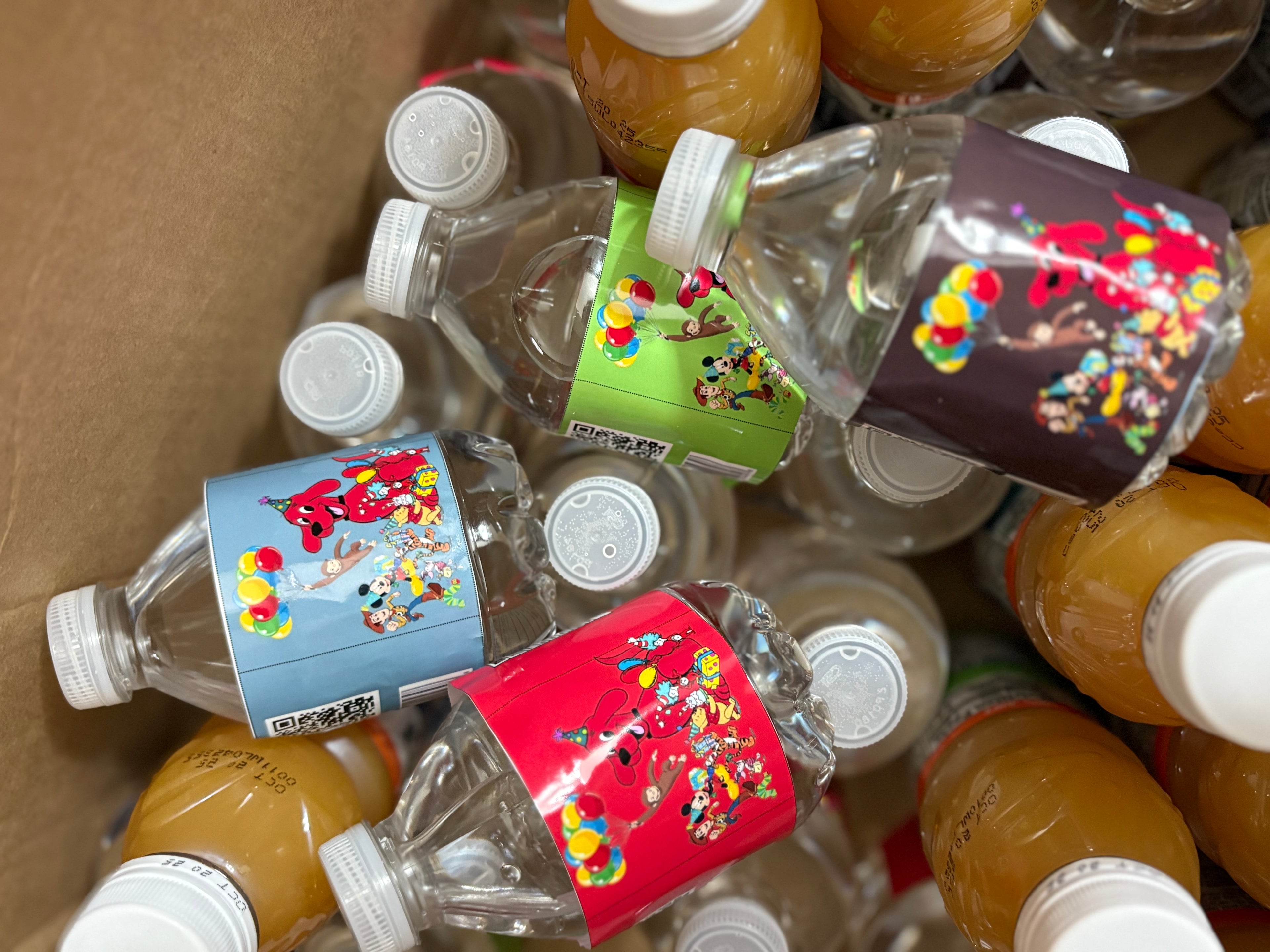 Custom snacks and drinks