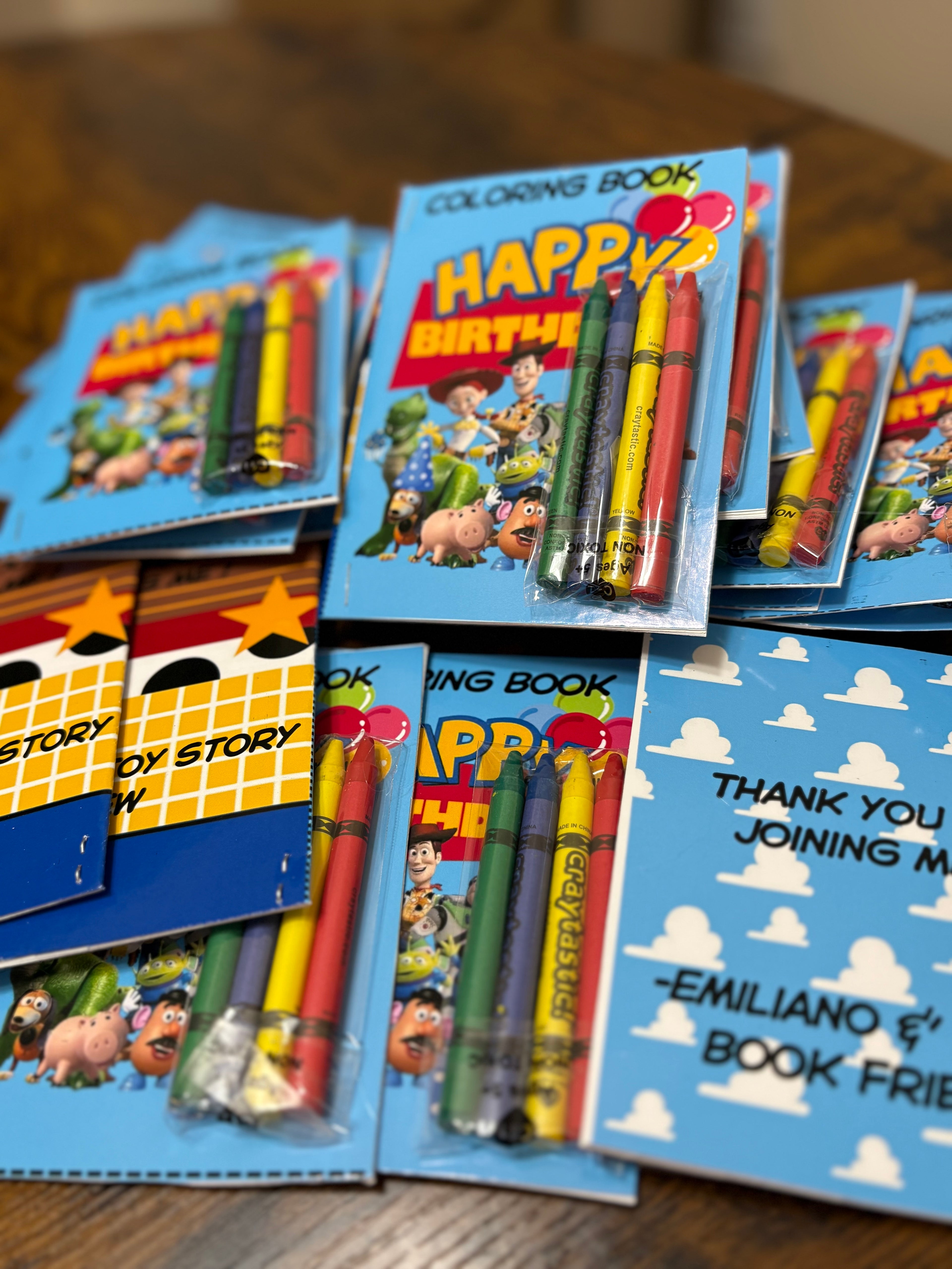 Custom coloring book