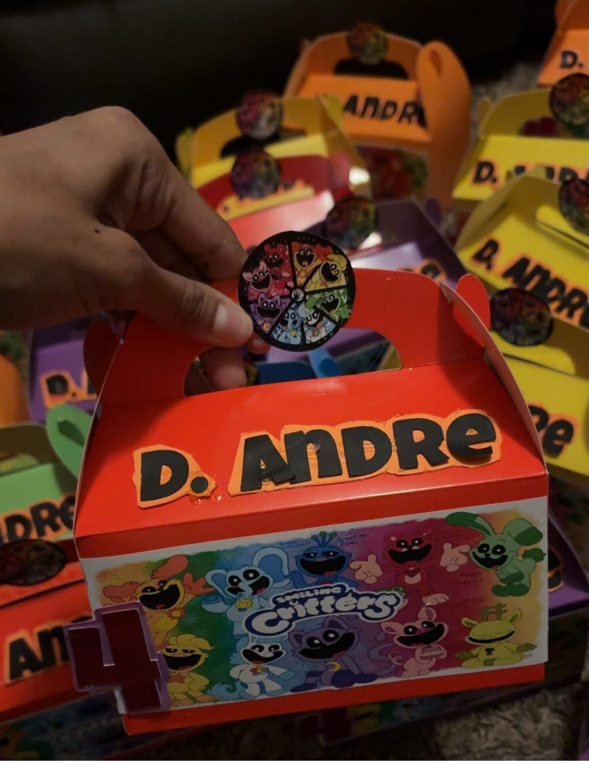 Party favor boxes