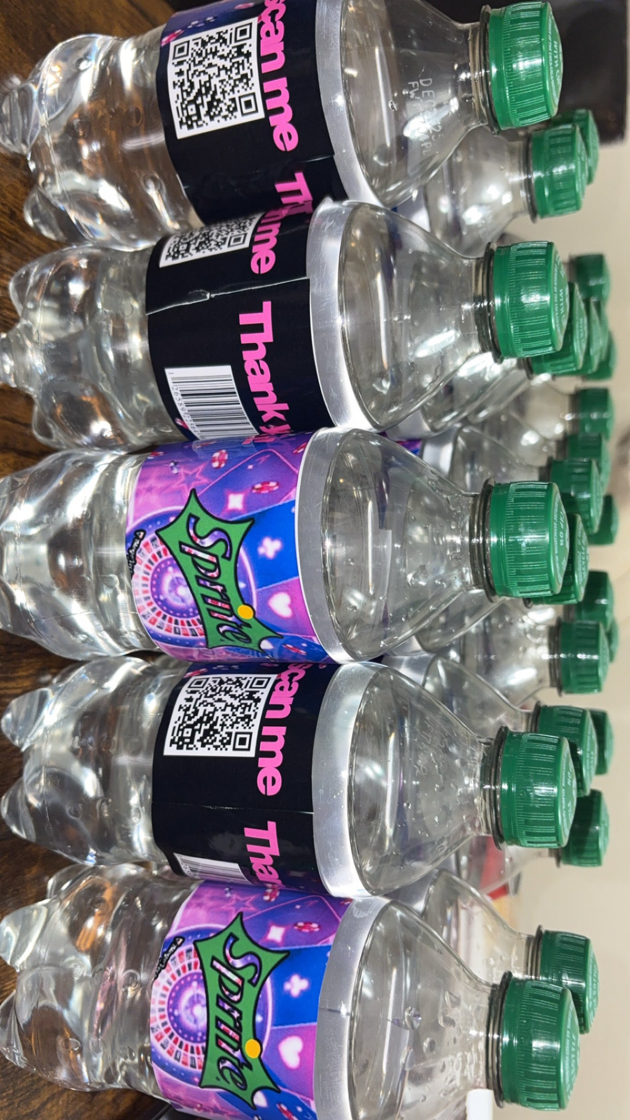 Custom snacks and drinks