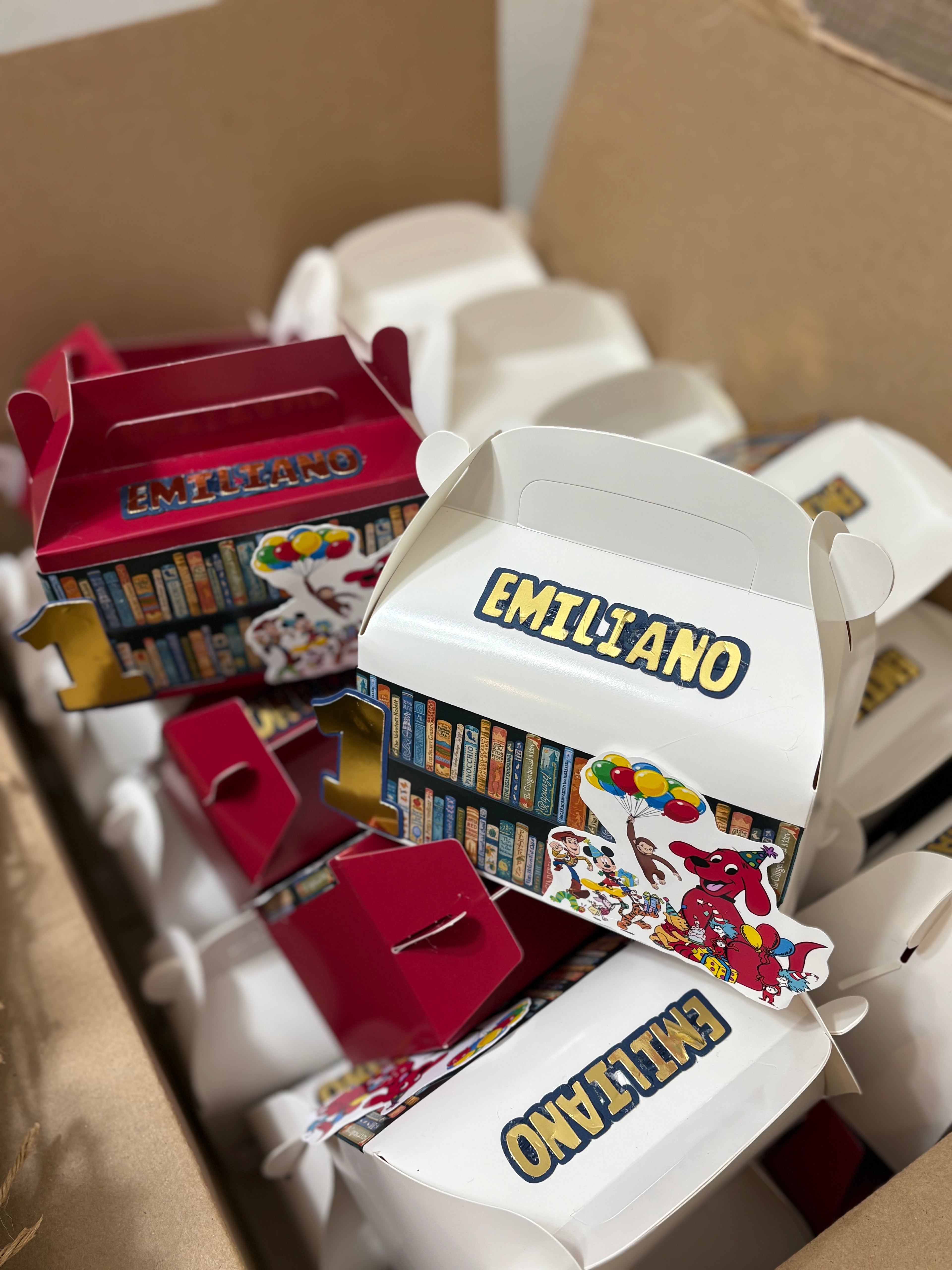 Party favor boxes