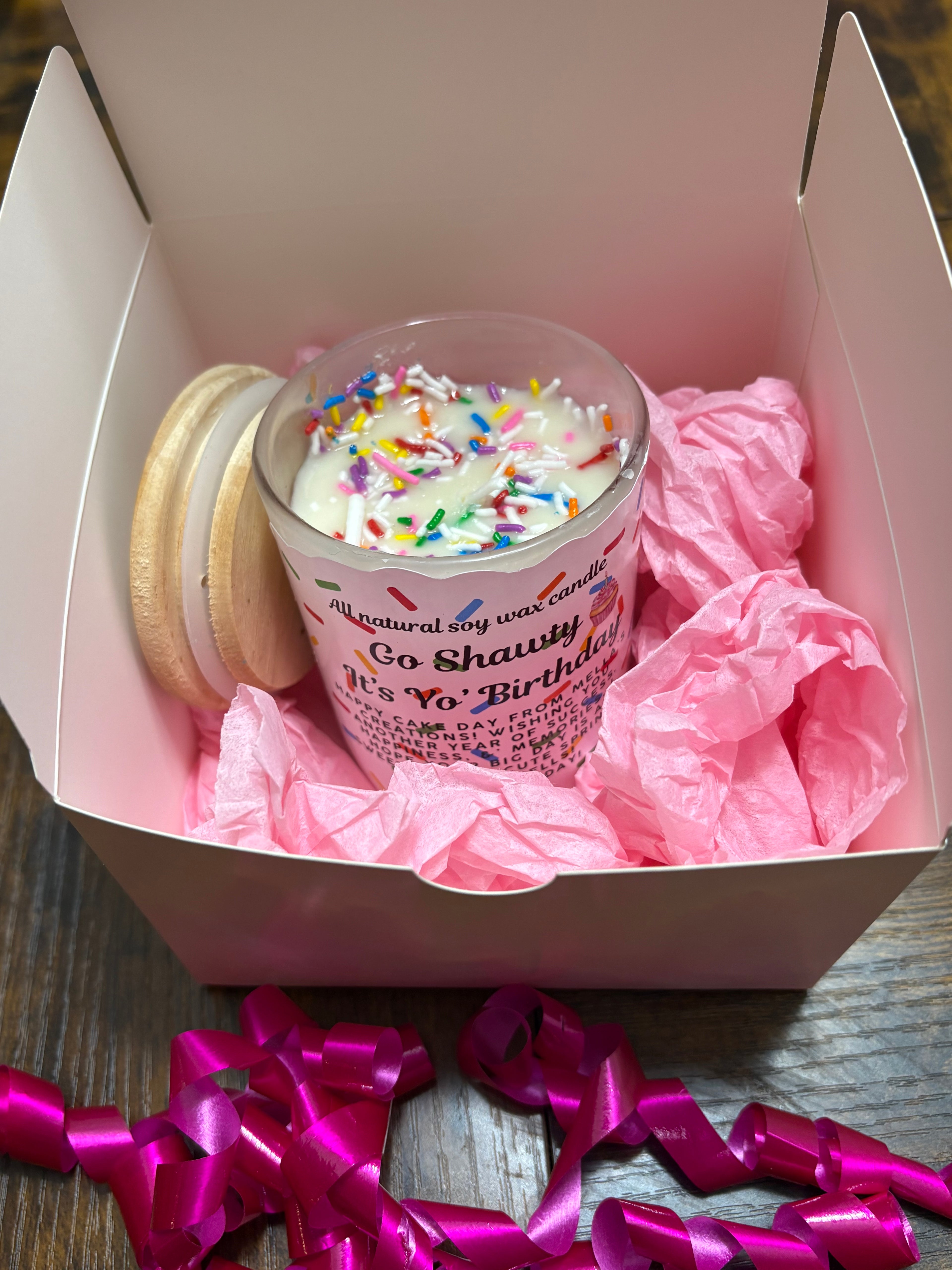 Sprinkles Cake Candle