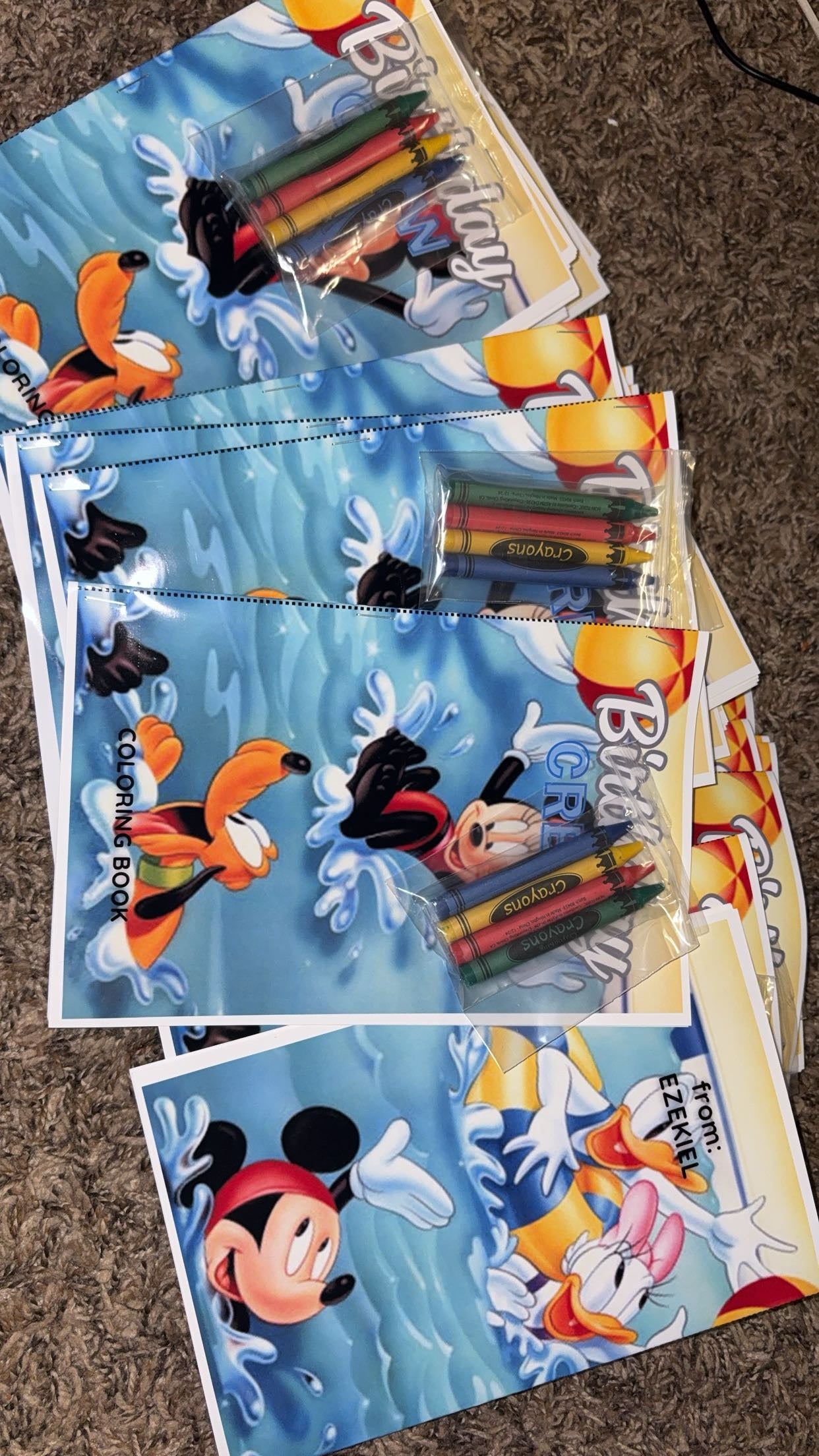 Custom coloring book