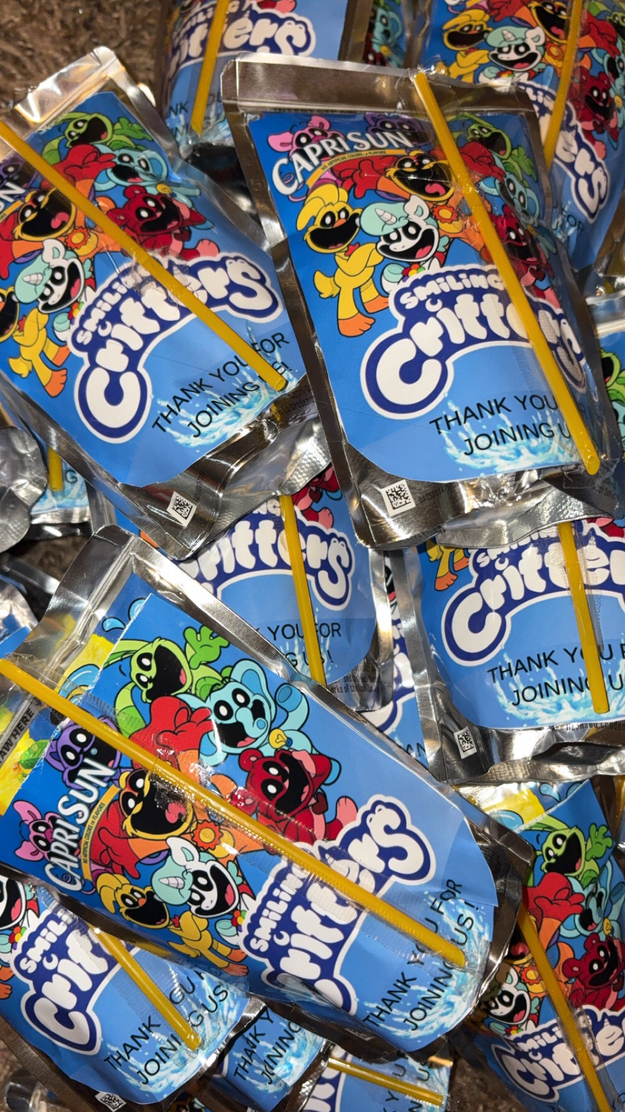 Custom snacks and drinks