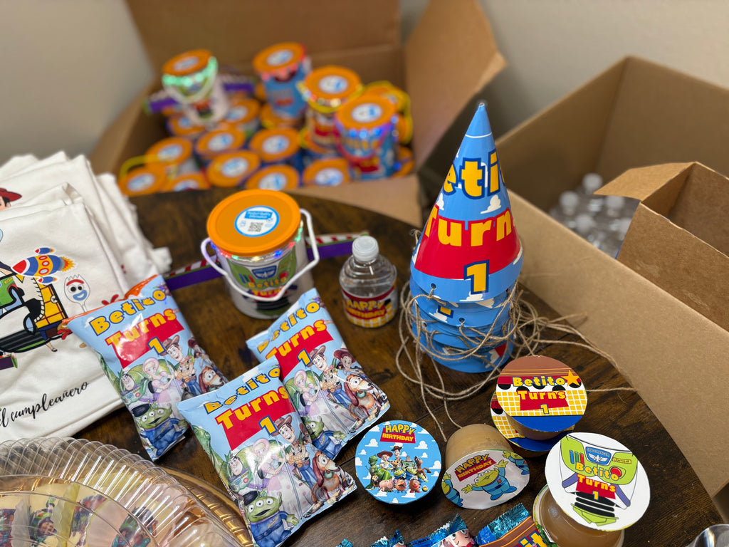 Custom snacks and drinks