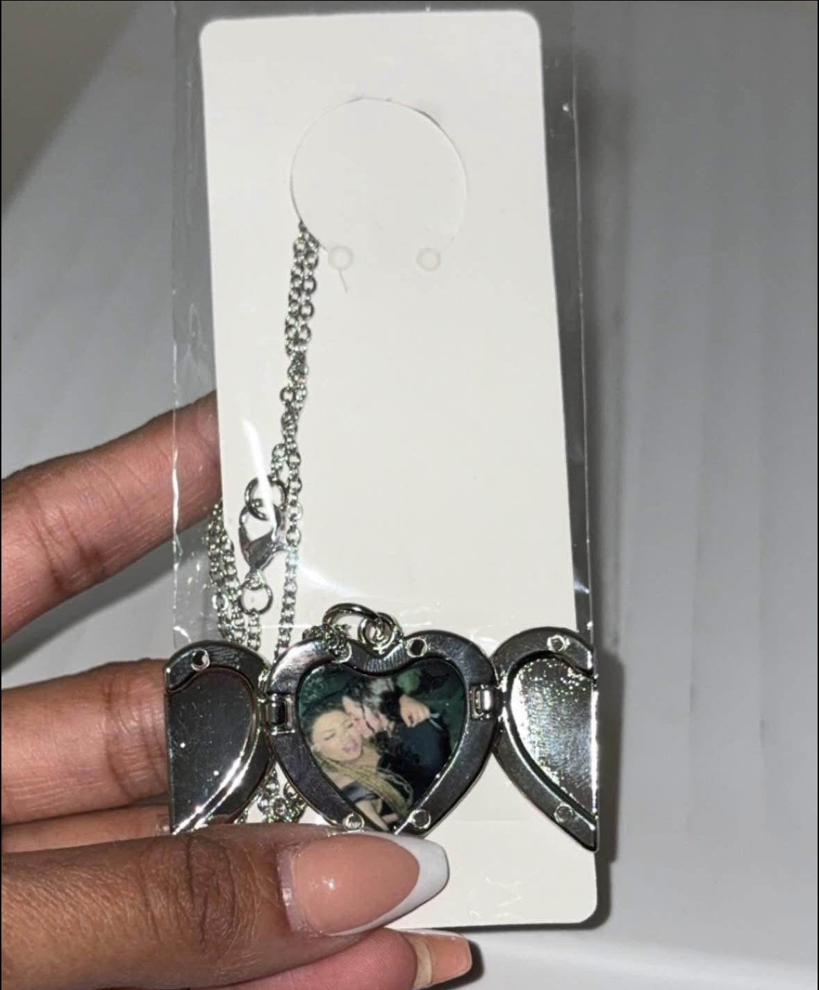 Custom heart locket
