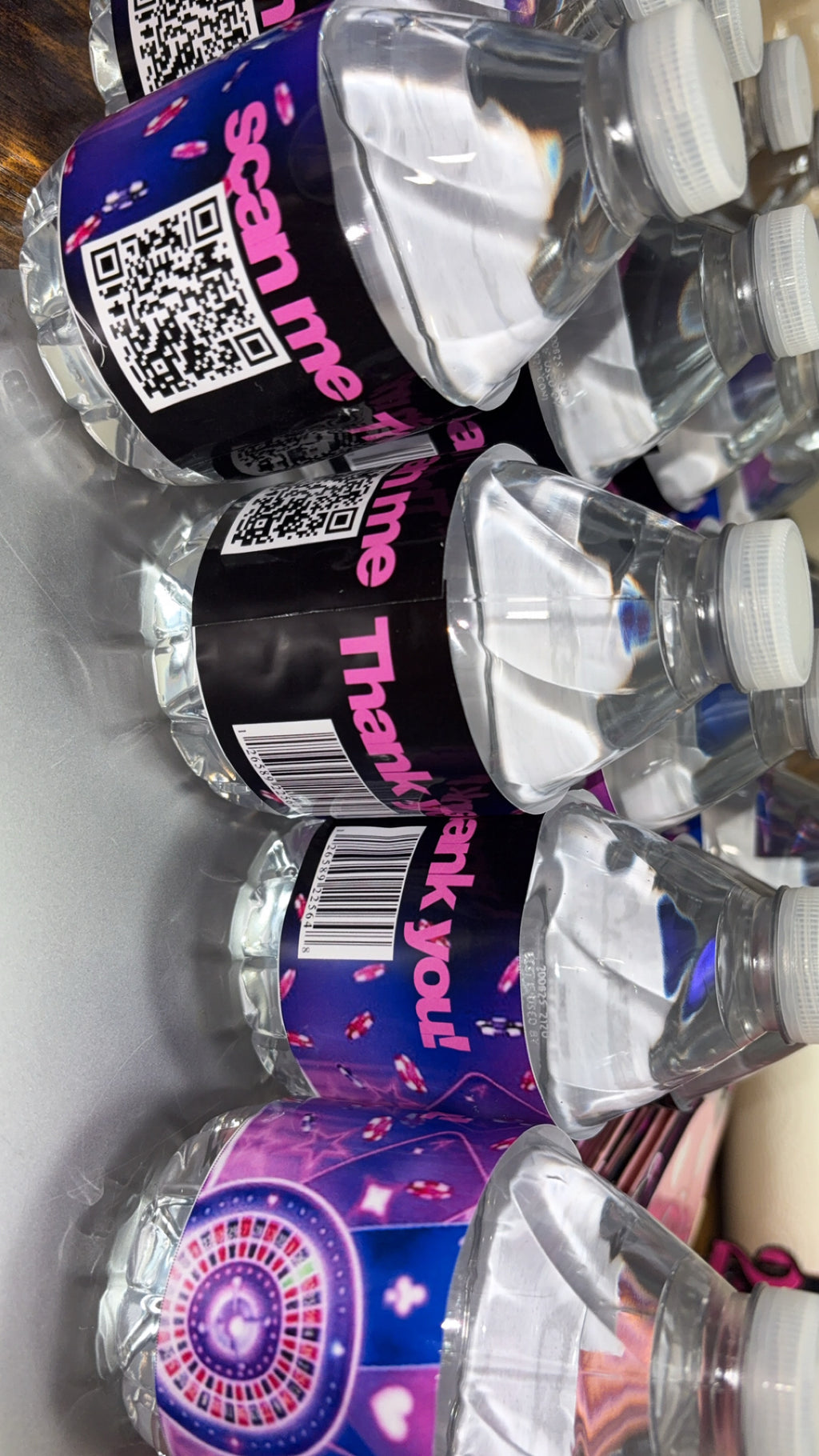 Custom snacks and drinks