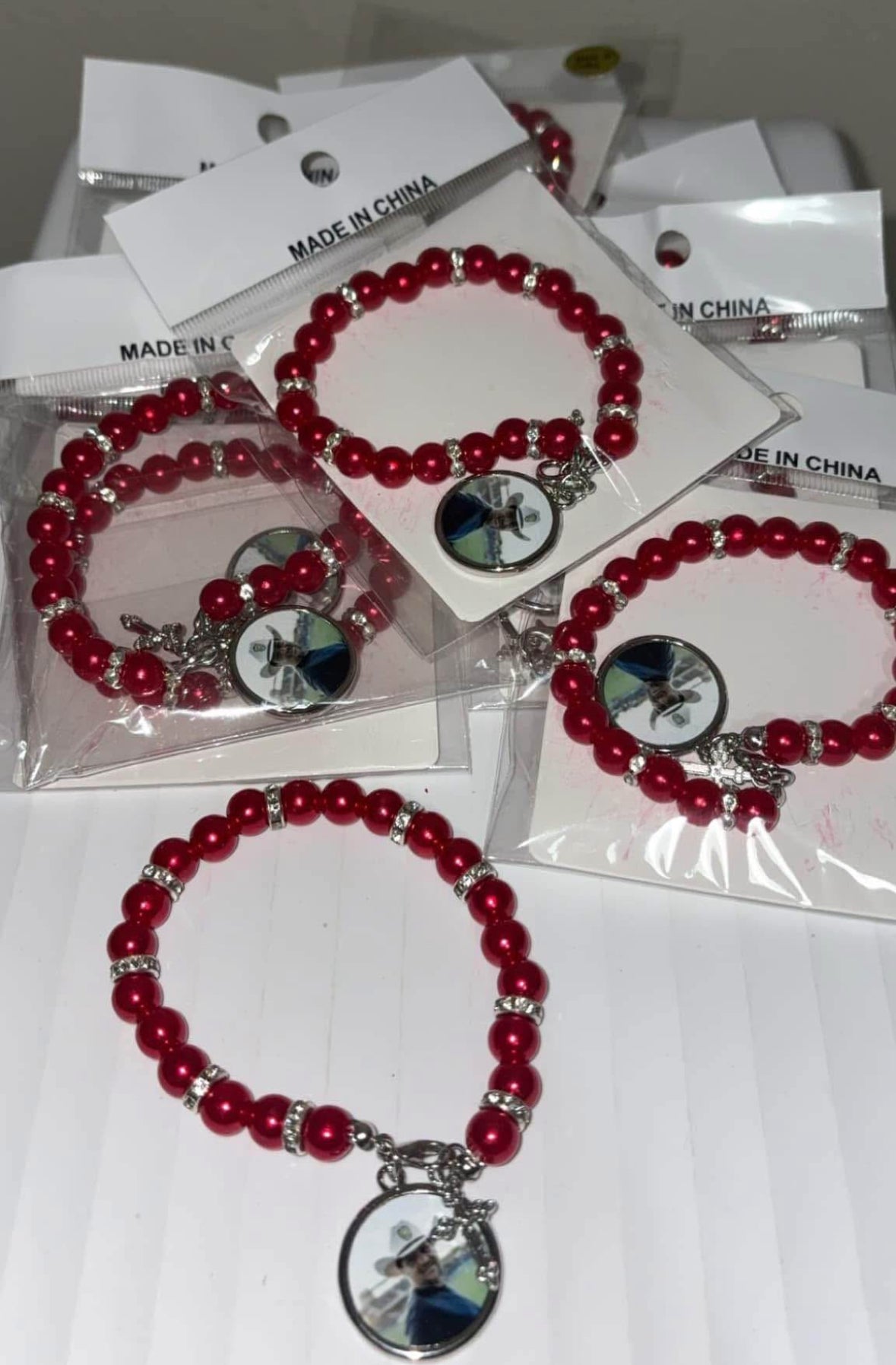 Custom rosary bracelet