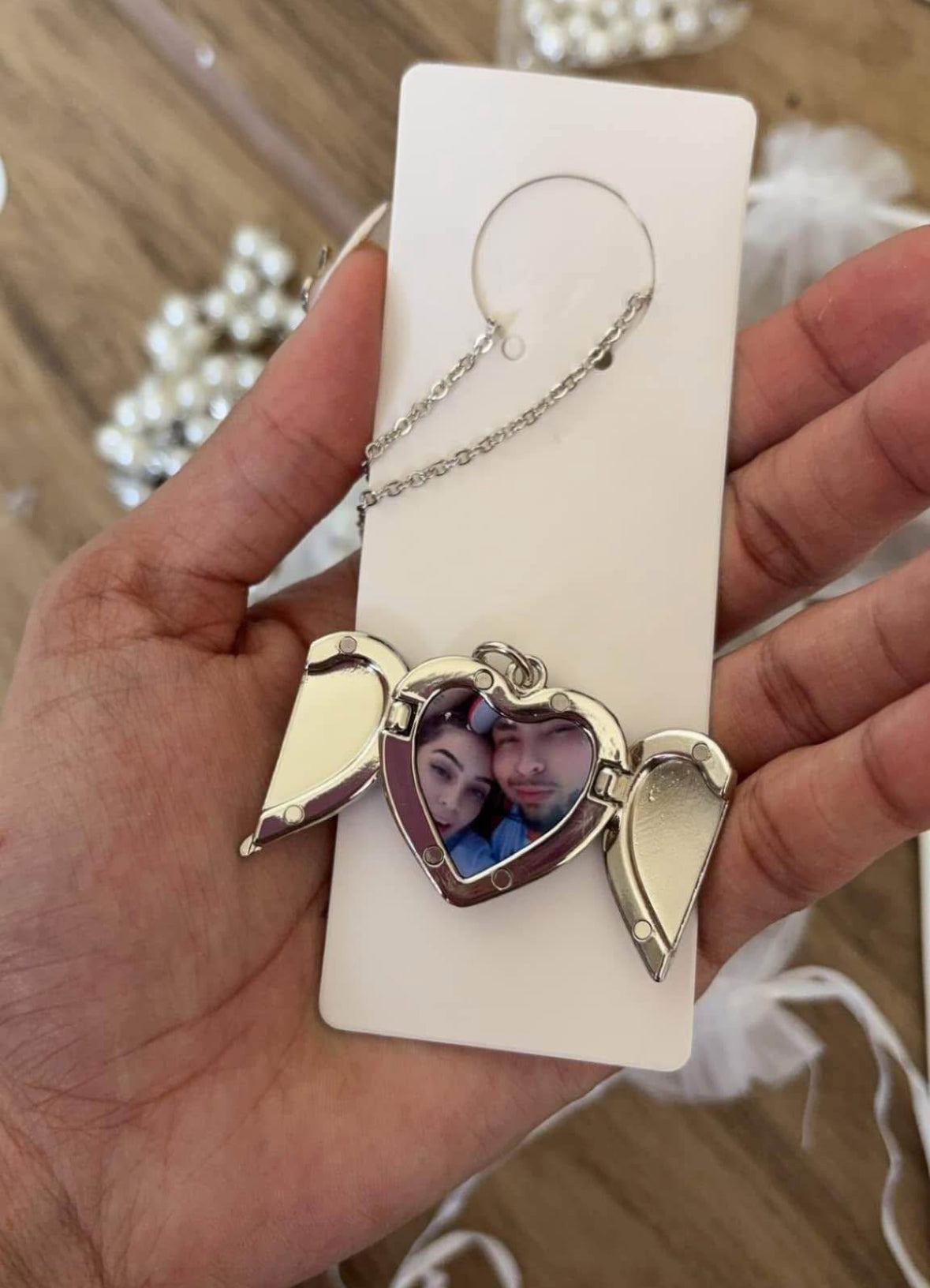 Custom heart locket