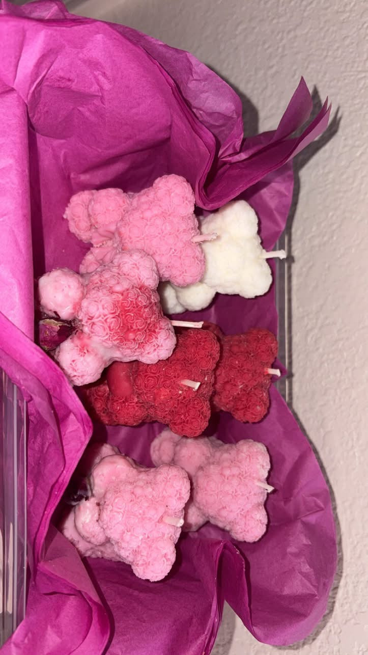 Custom Bear Candles