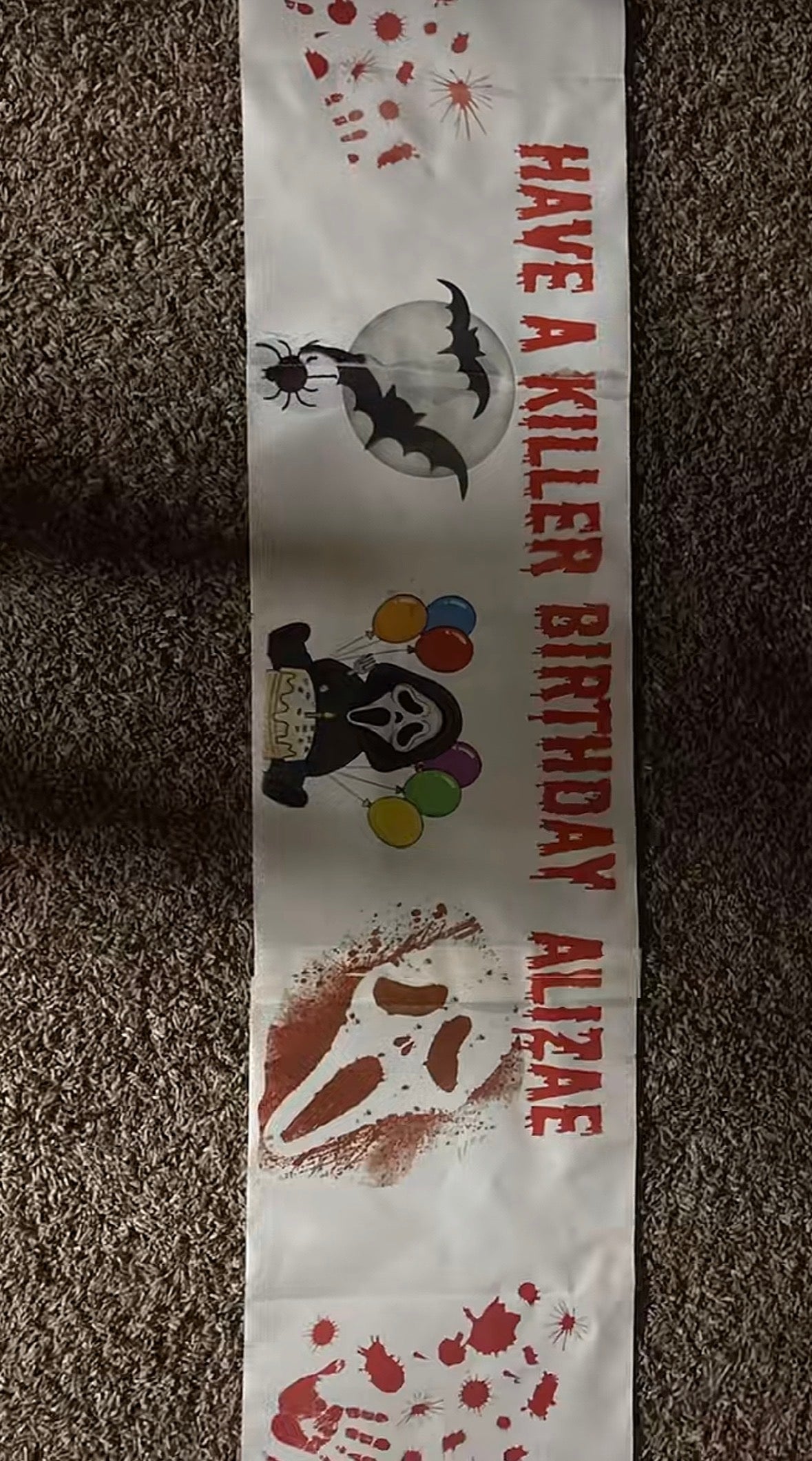 Custom birthday/announcement banner