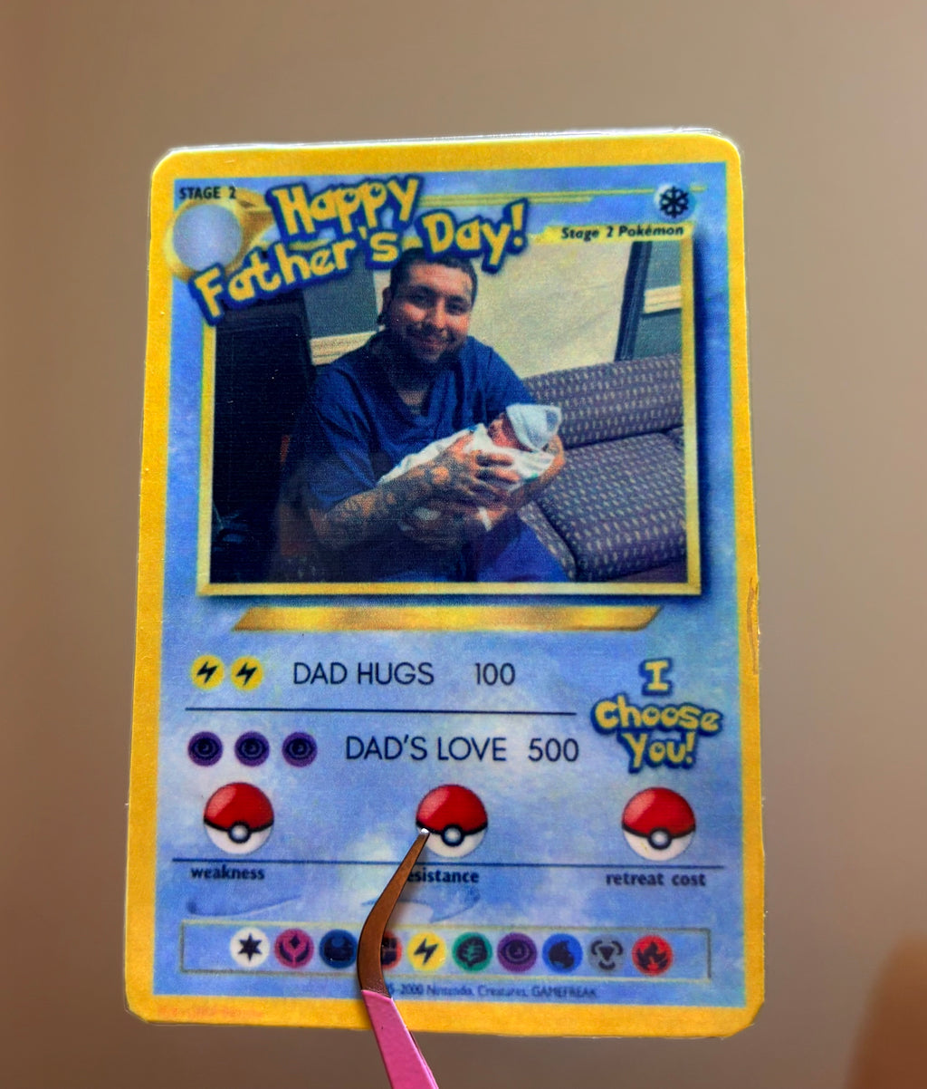 Custom Game Cards for Fathers Day