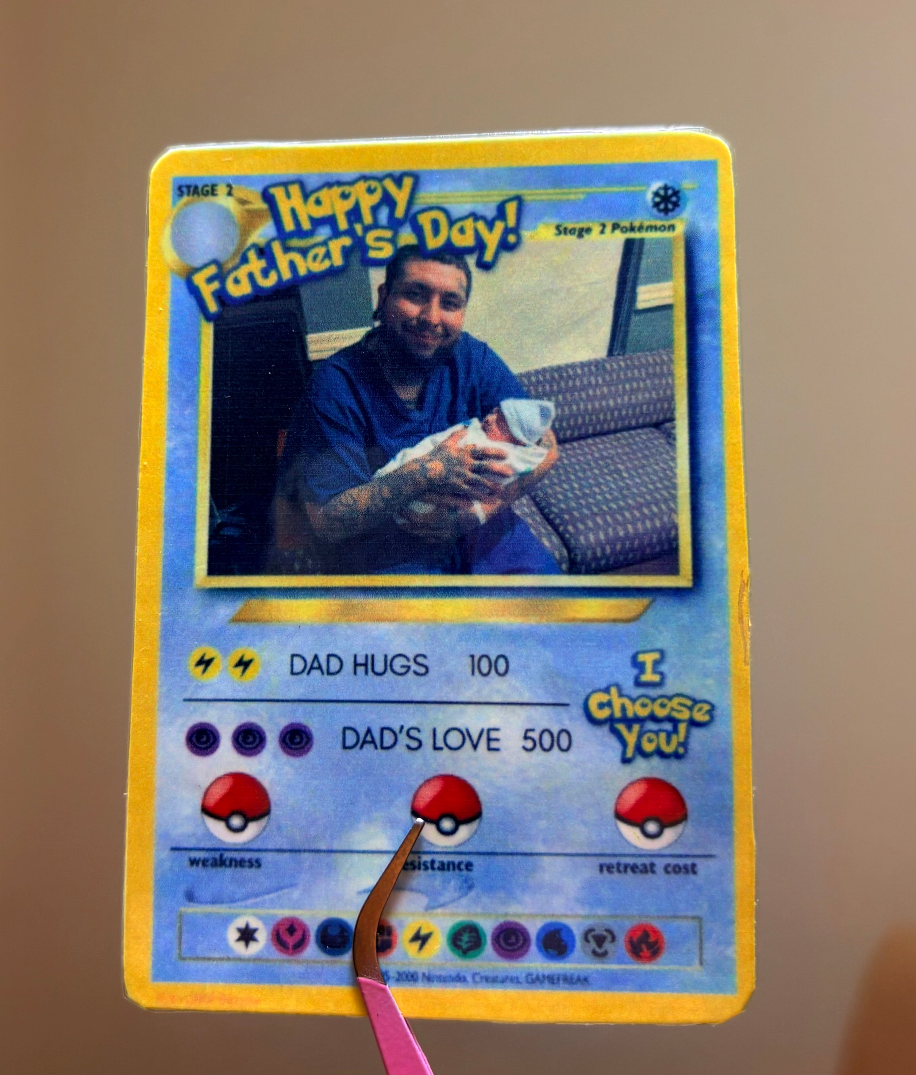Custom Game Cards for Fathers Day