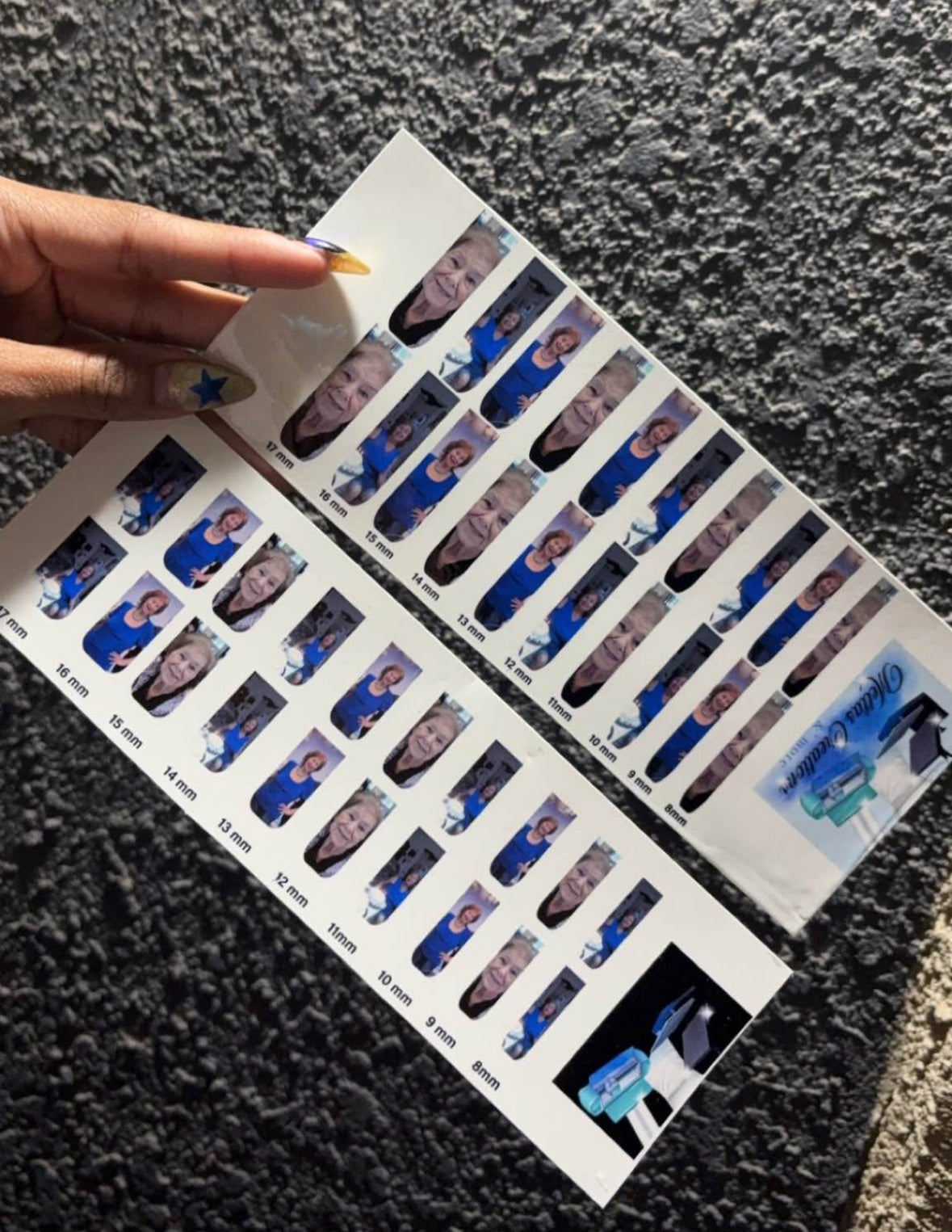 Custom nail decal