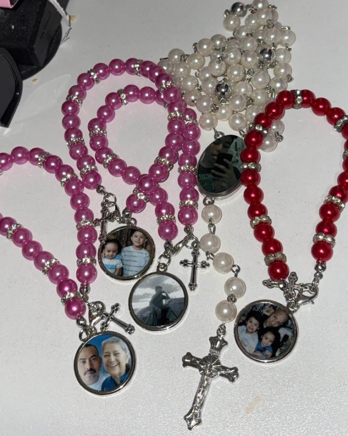 Custom rosary bracelet