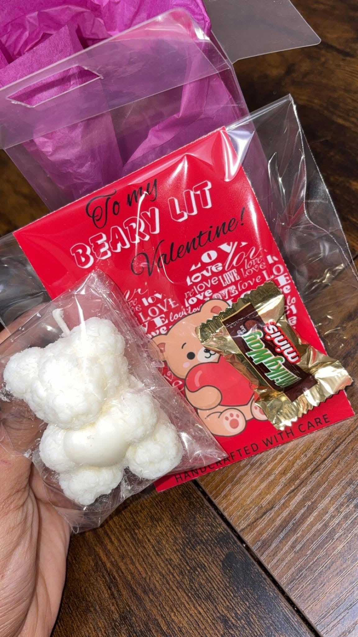 Custom Bear Candles