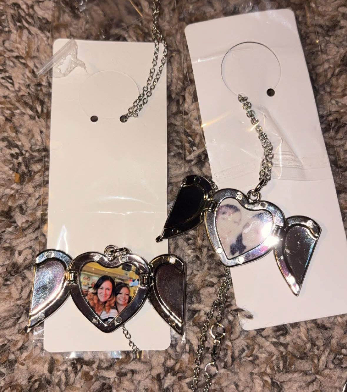 Custom heart locket