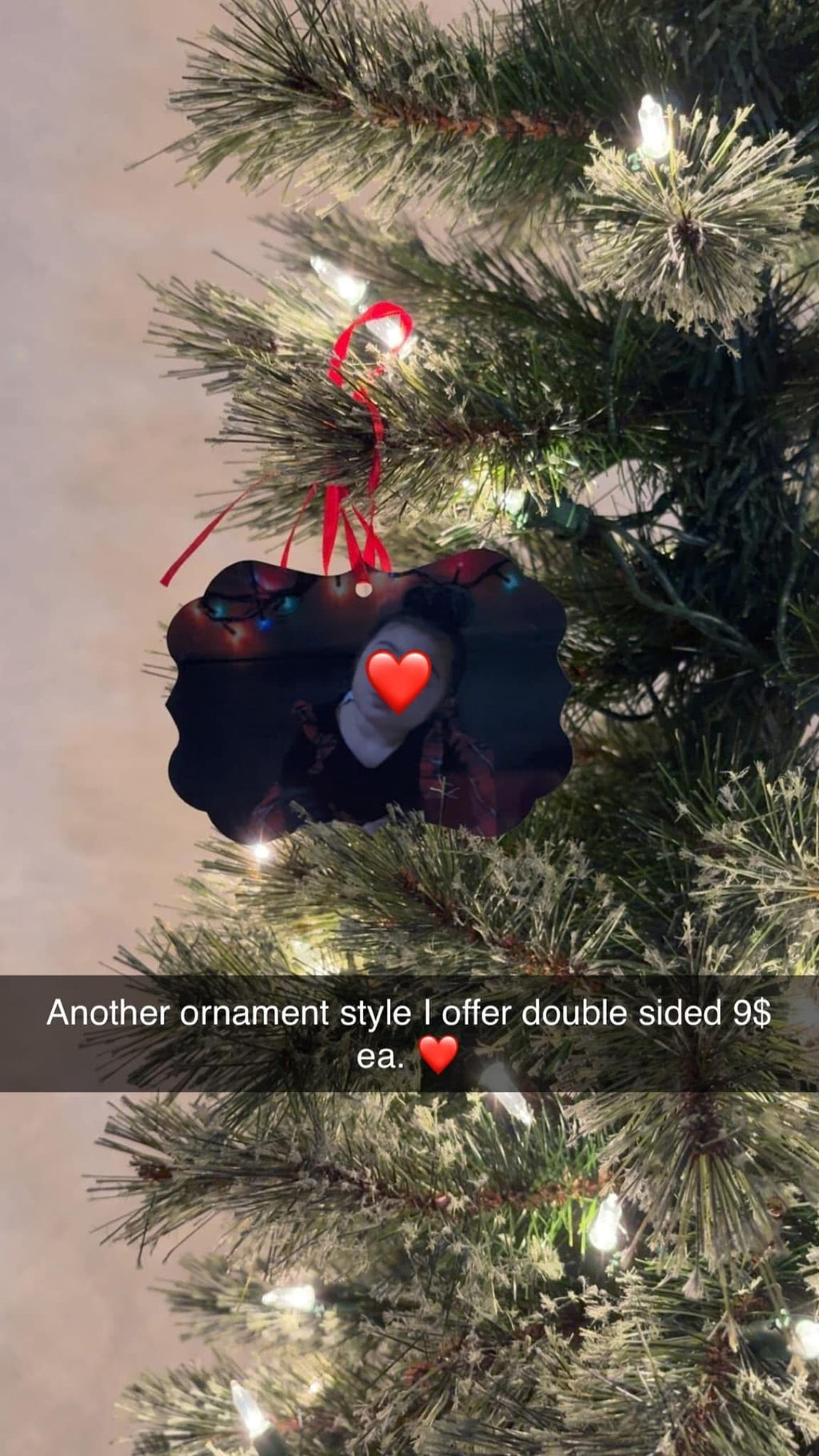 Custom tree ornaments