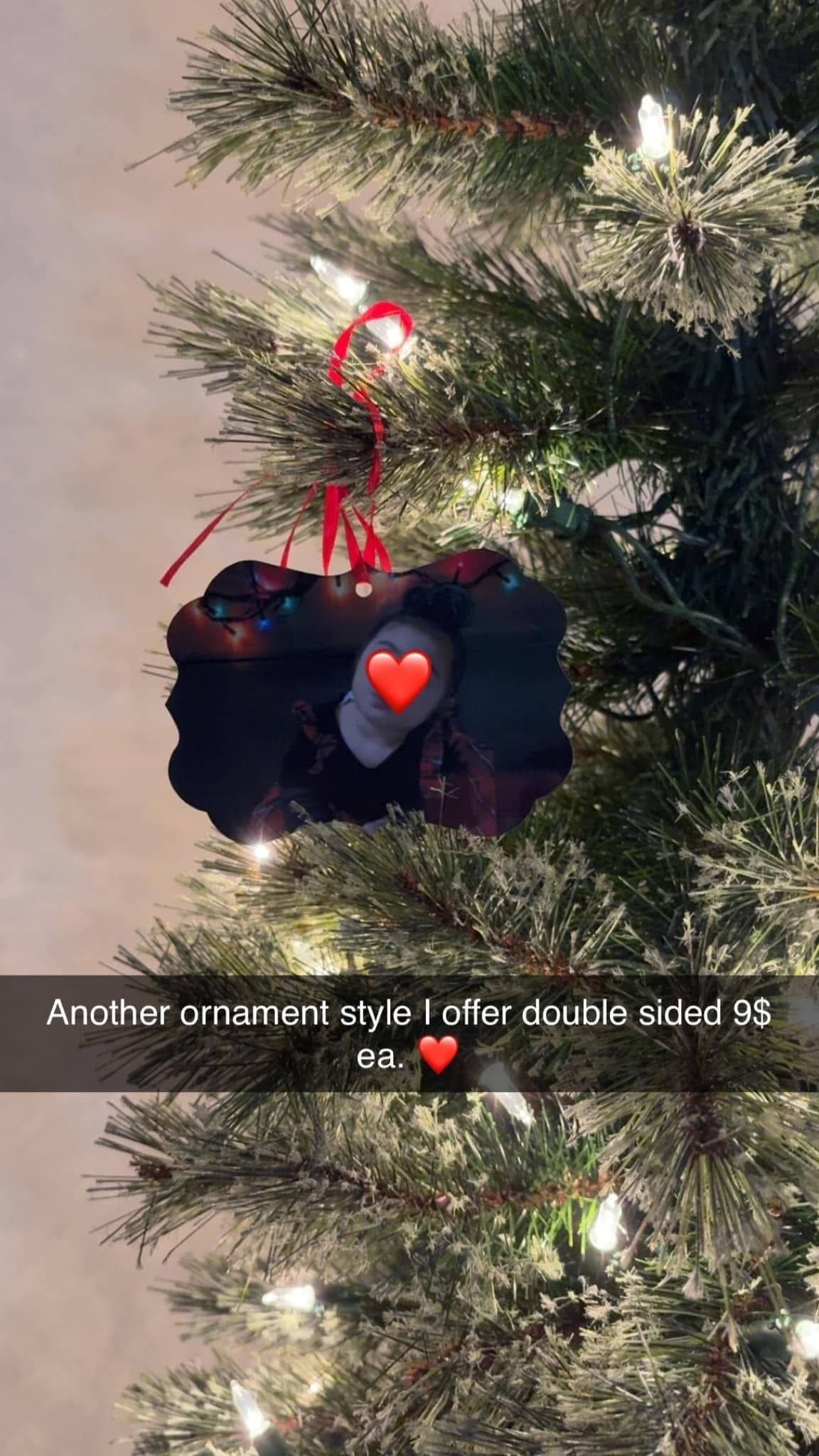 Custom tree ornaments