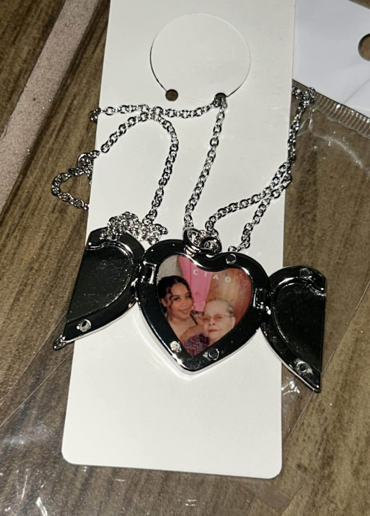 Custom heart locket