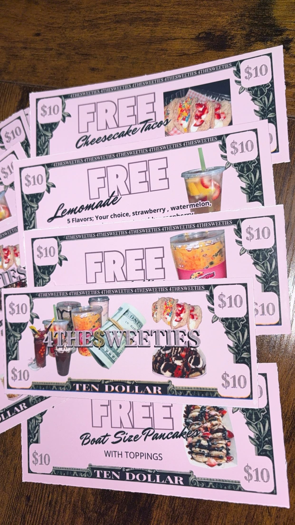 Custom coupons