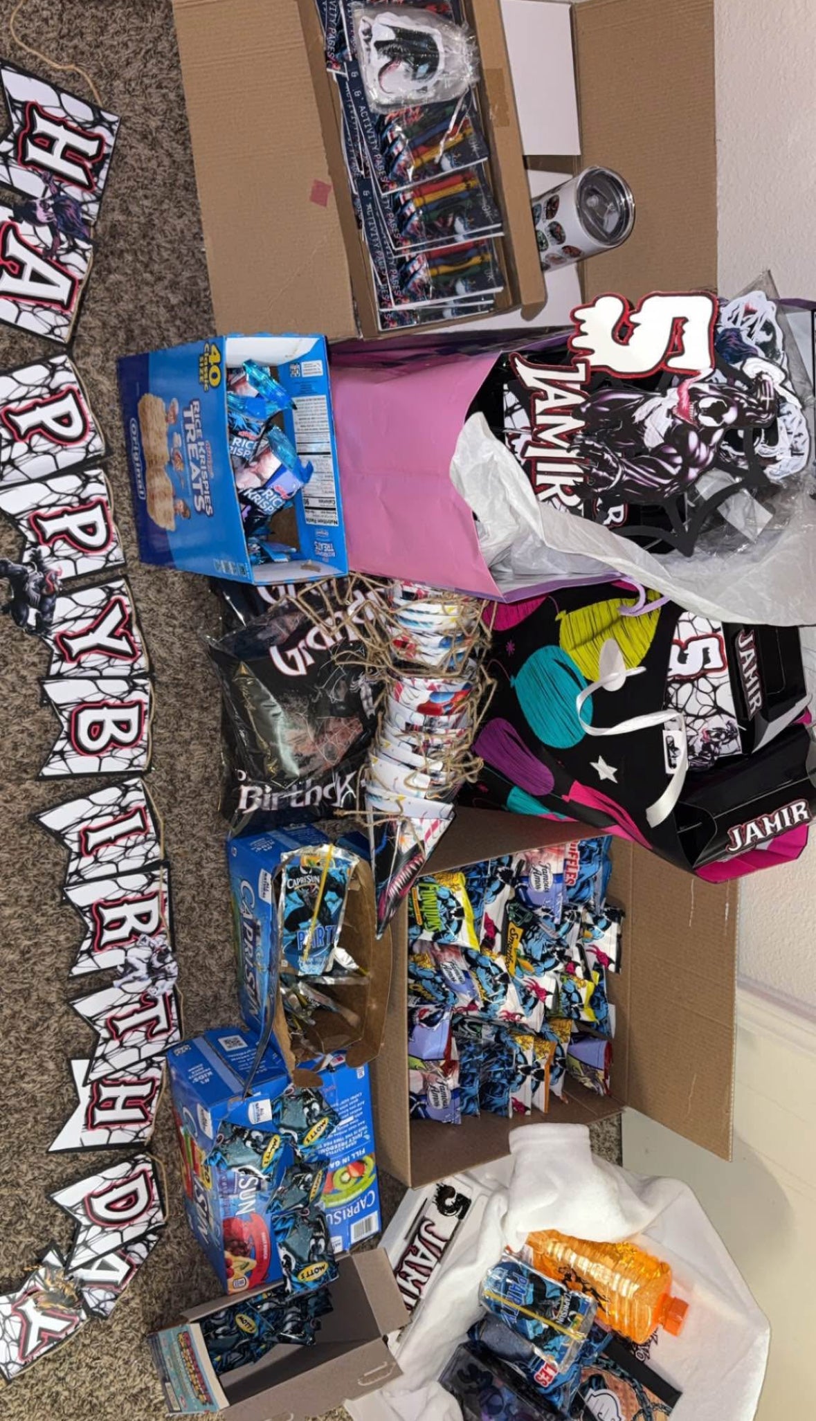 Custom birthday party package