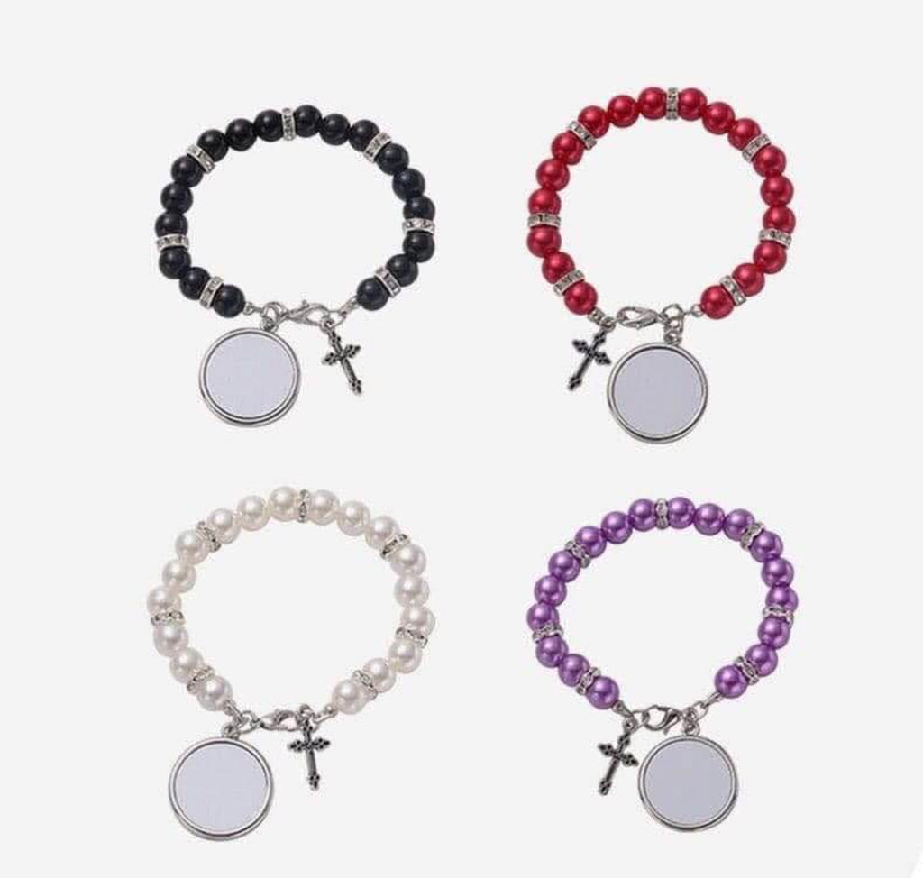 Custom rosary bracelet