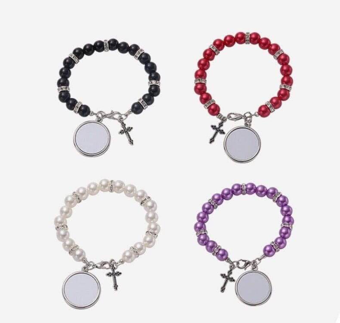 Custom rosary bracelet