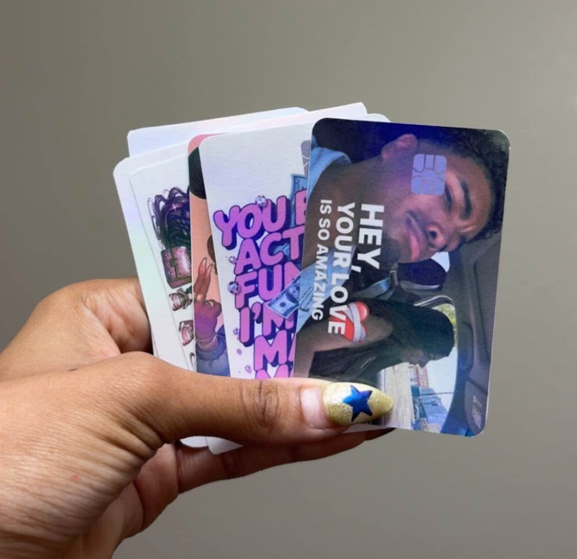 Custom card skins