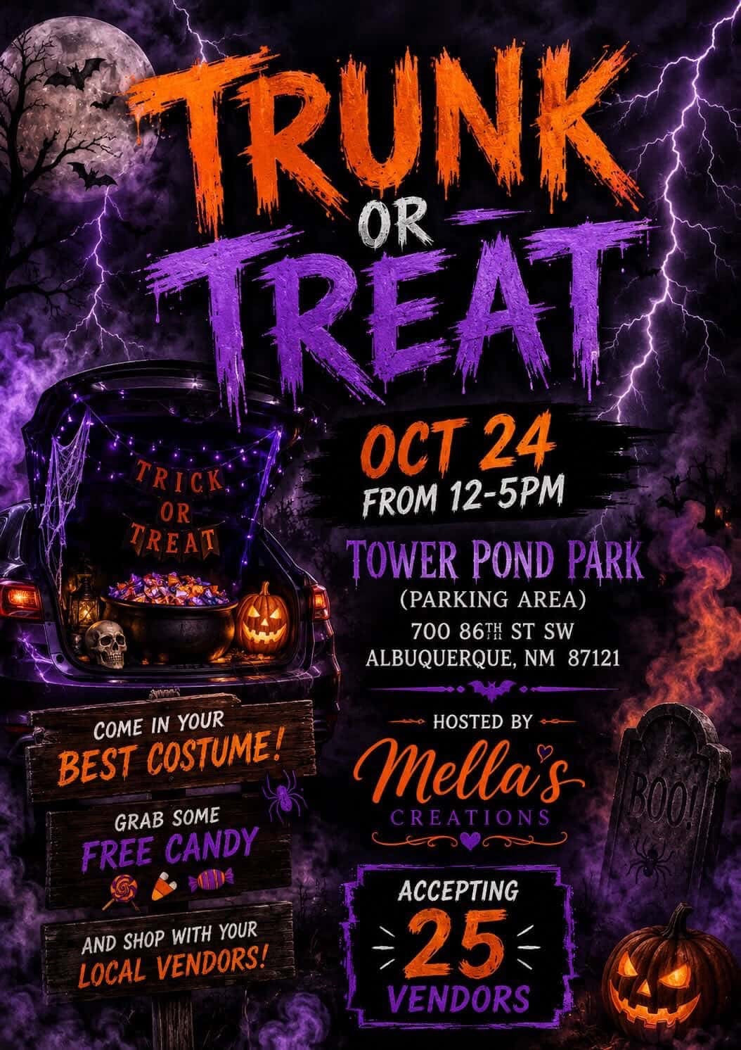 Trunk or Treat 10/24
