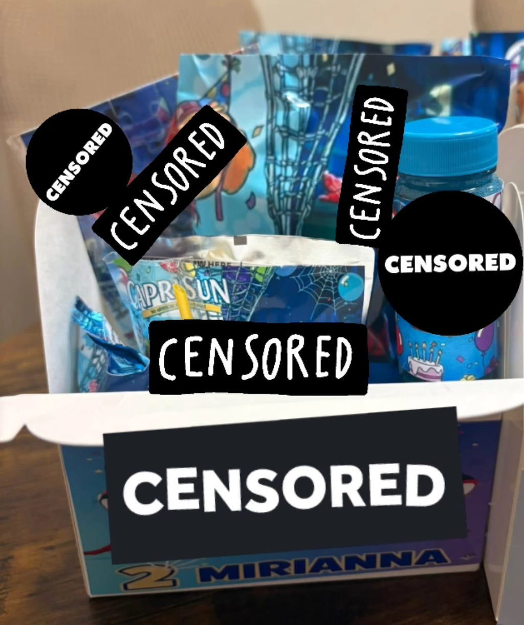 Party Favor boxes Activity Option