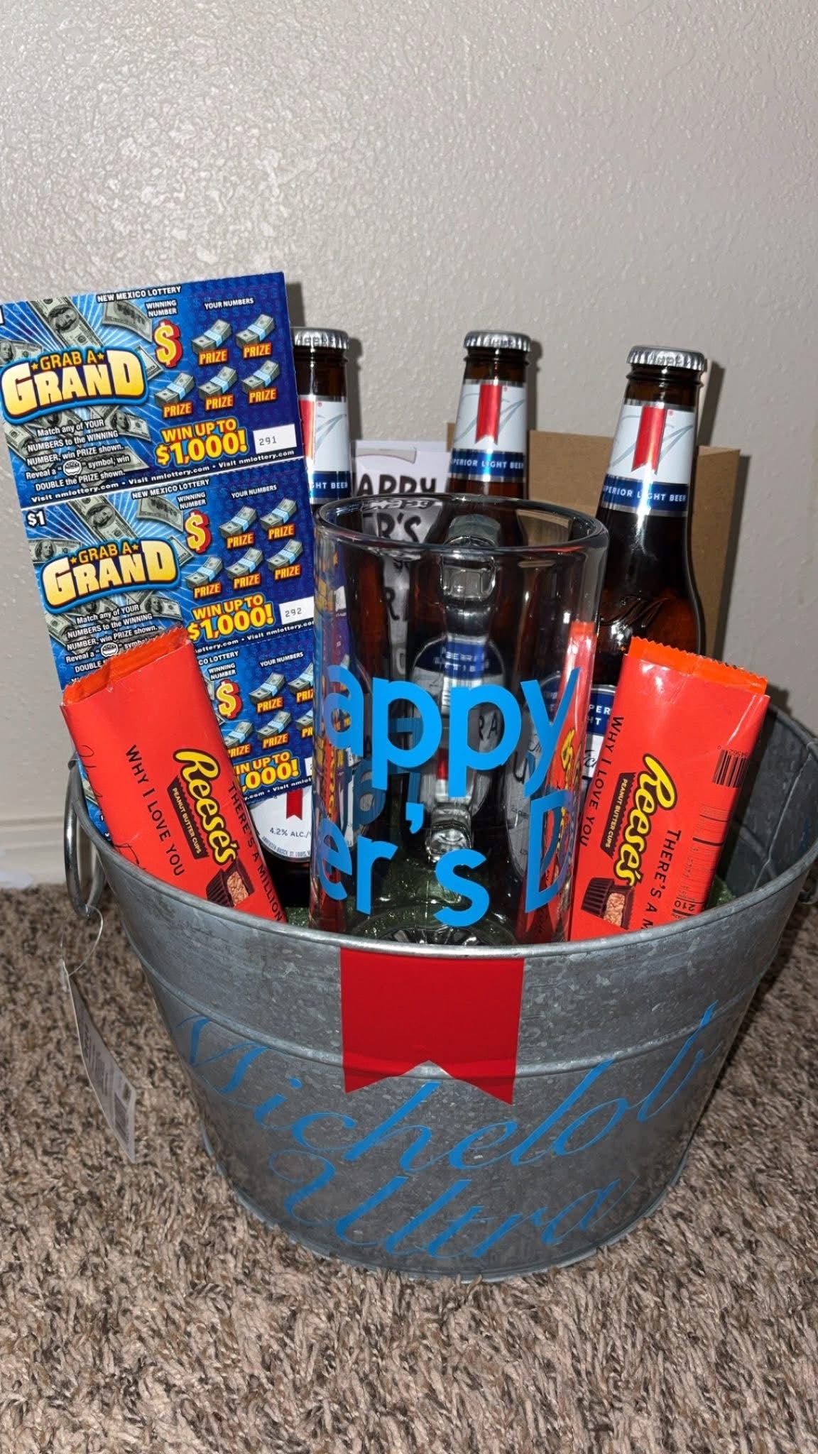 Custom Dad buckets