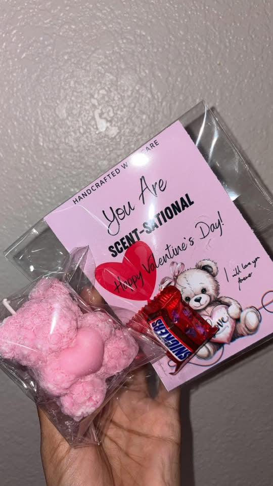 Custom Bear Candles