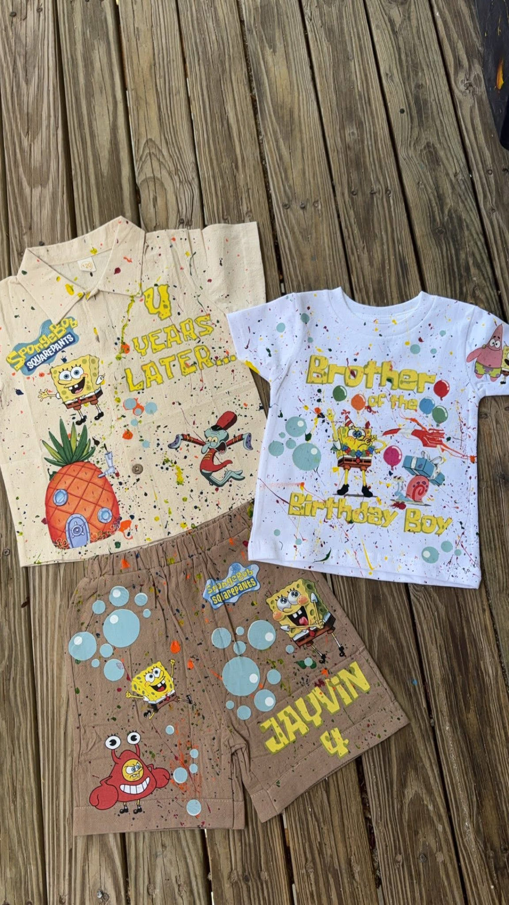 Custom birthday outfits