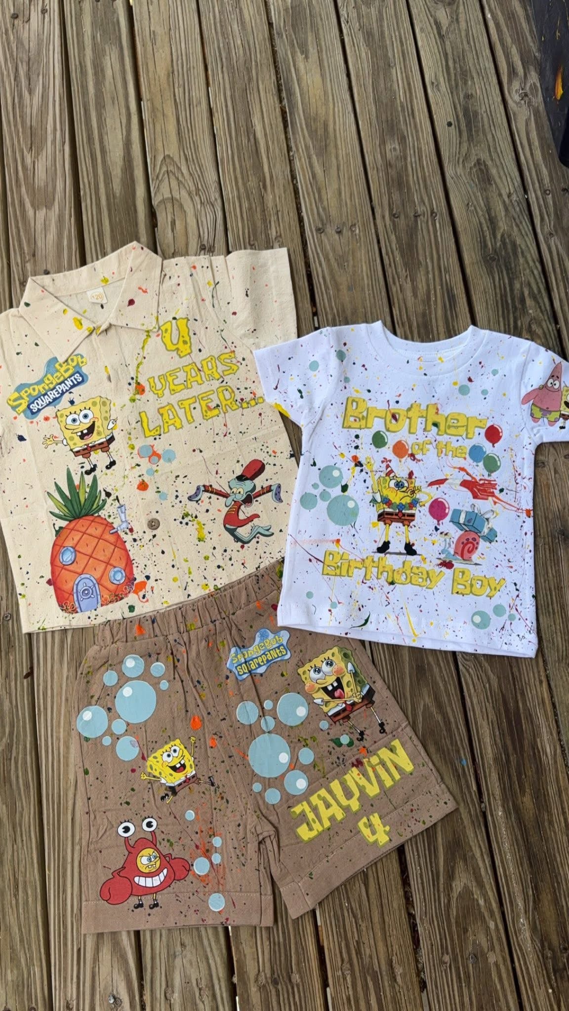 Custom birthday outfits