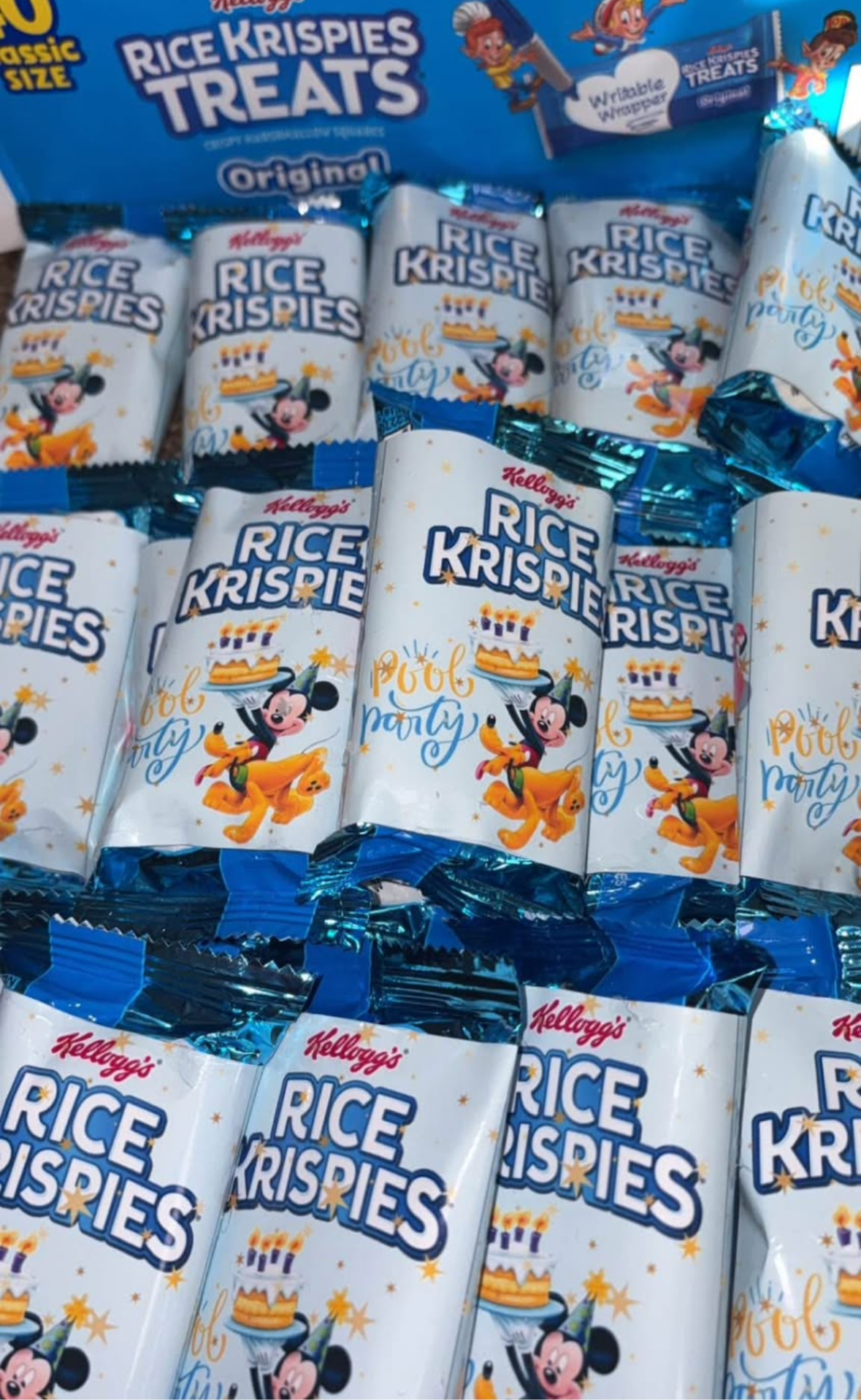 Custom snacks and drinks