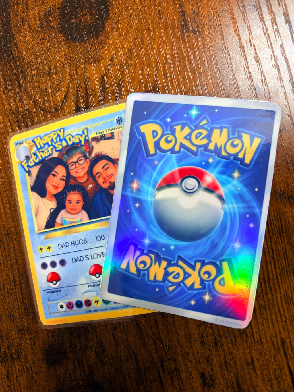 Custom Game Cards for Fathers Day