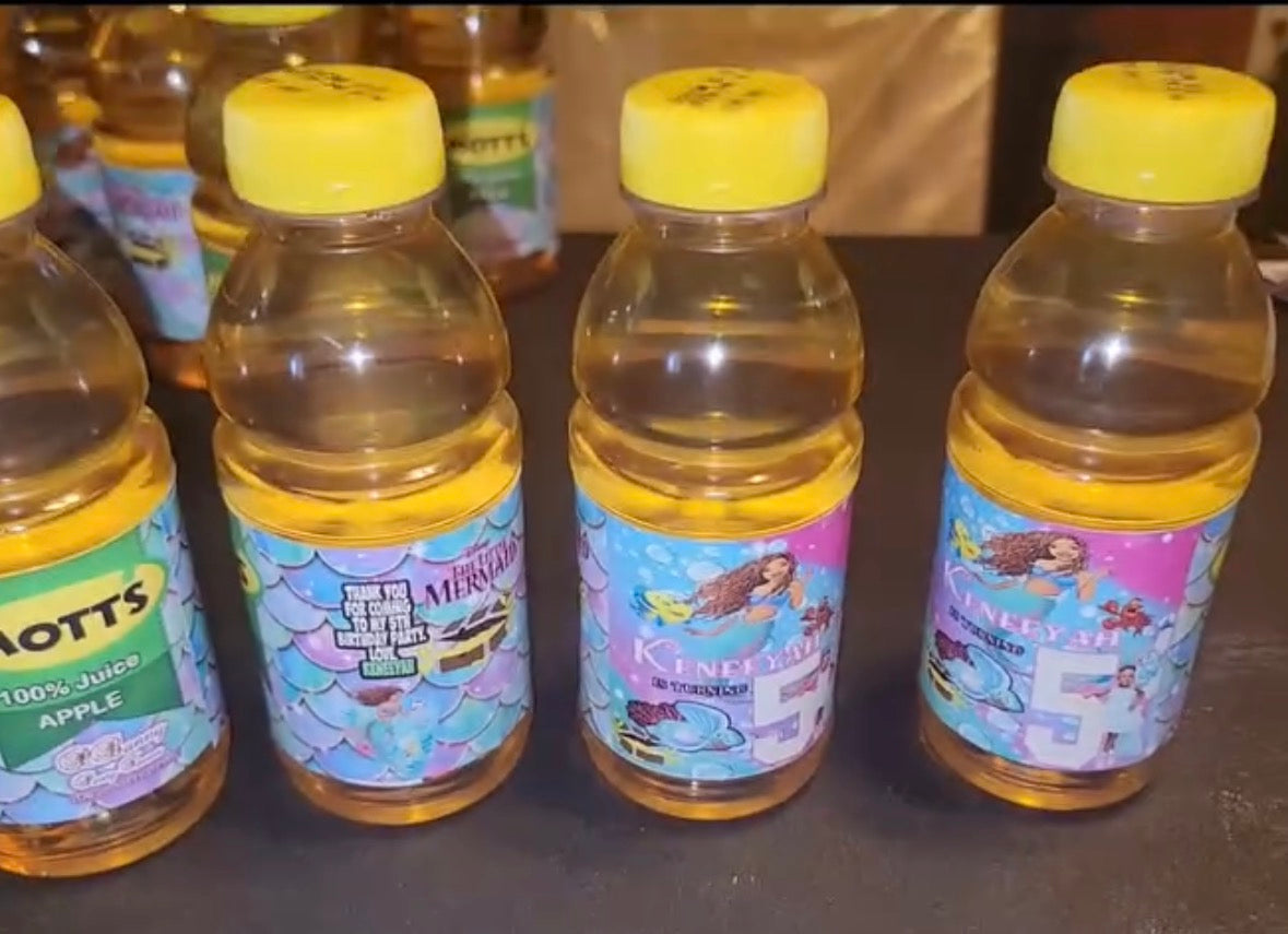 Custom snacks and drinks