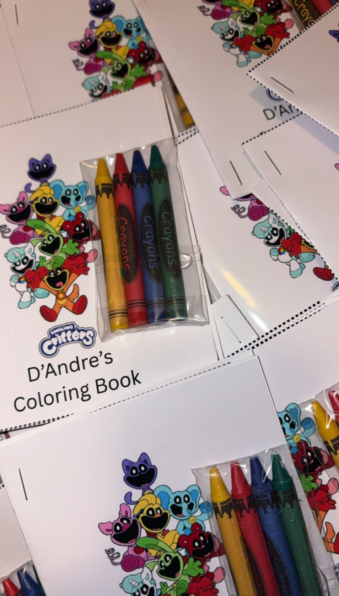 Custom coloring book