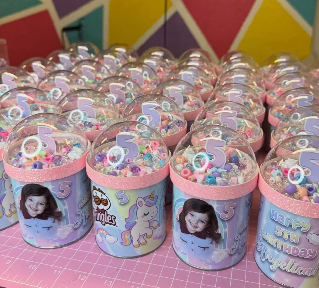Custom snacks and drinks