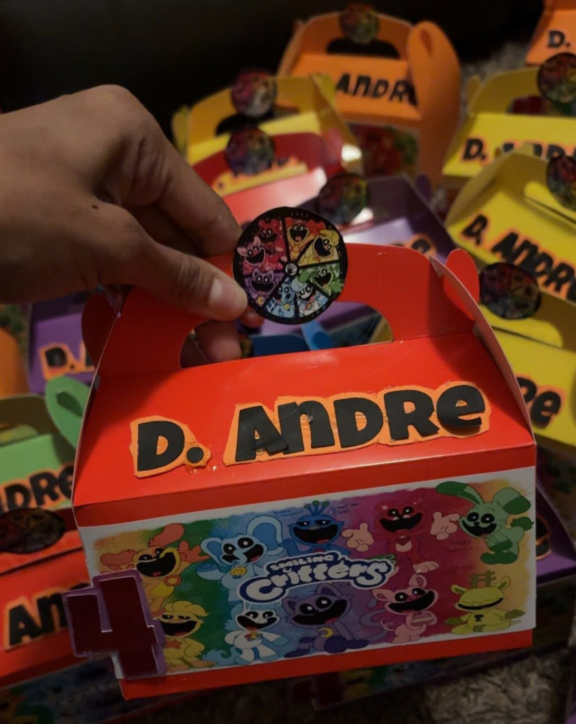 Party favor boxes