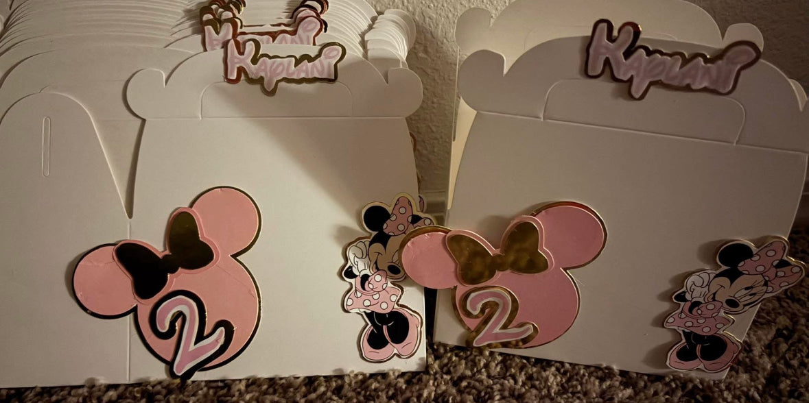 Party favor boxes