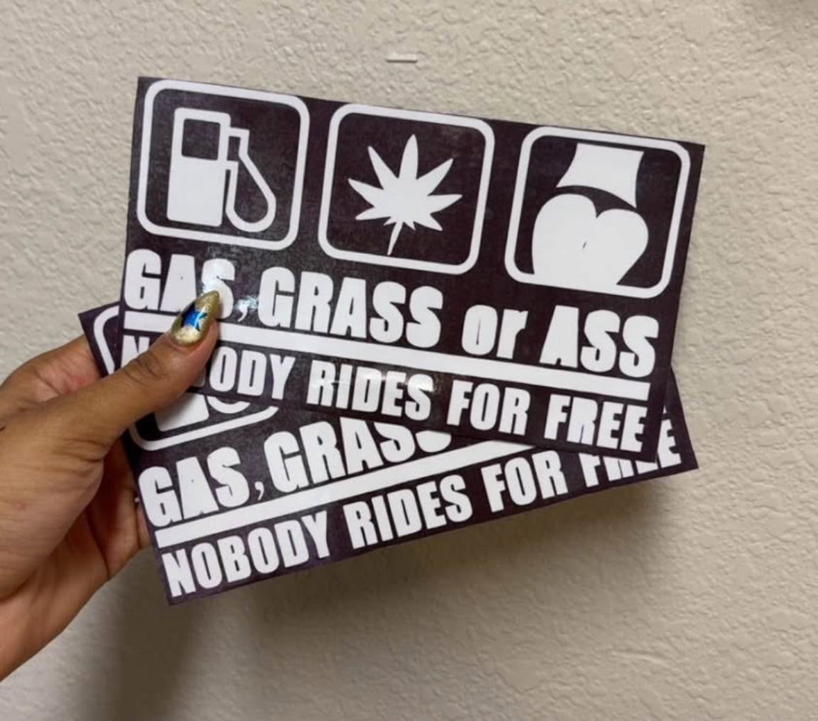2pk bumper sticker