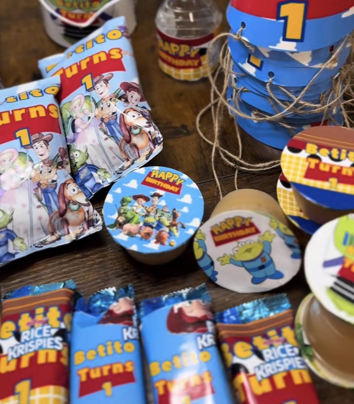 Custom snacks and drinks