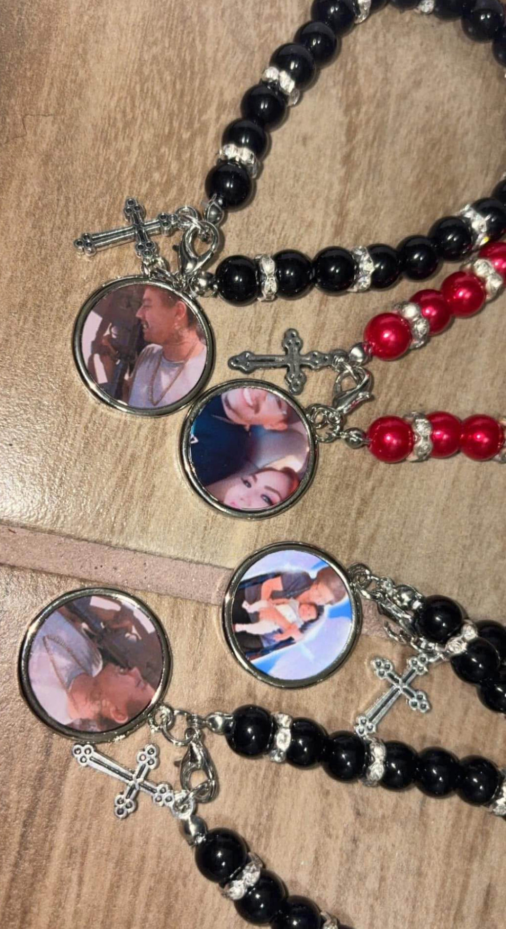 Custom rosary bracelet