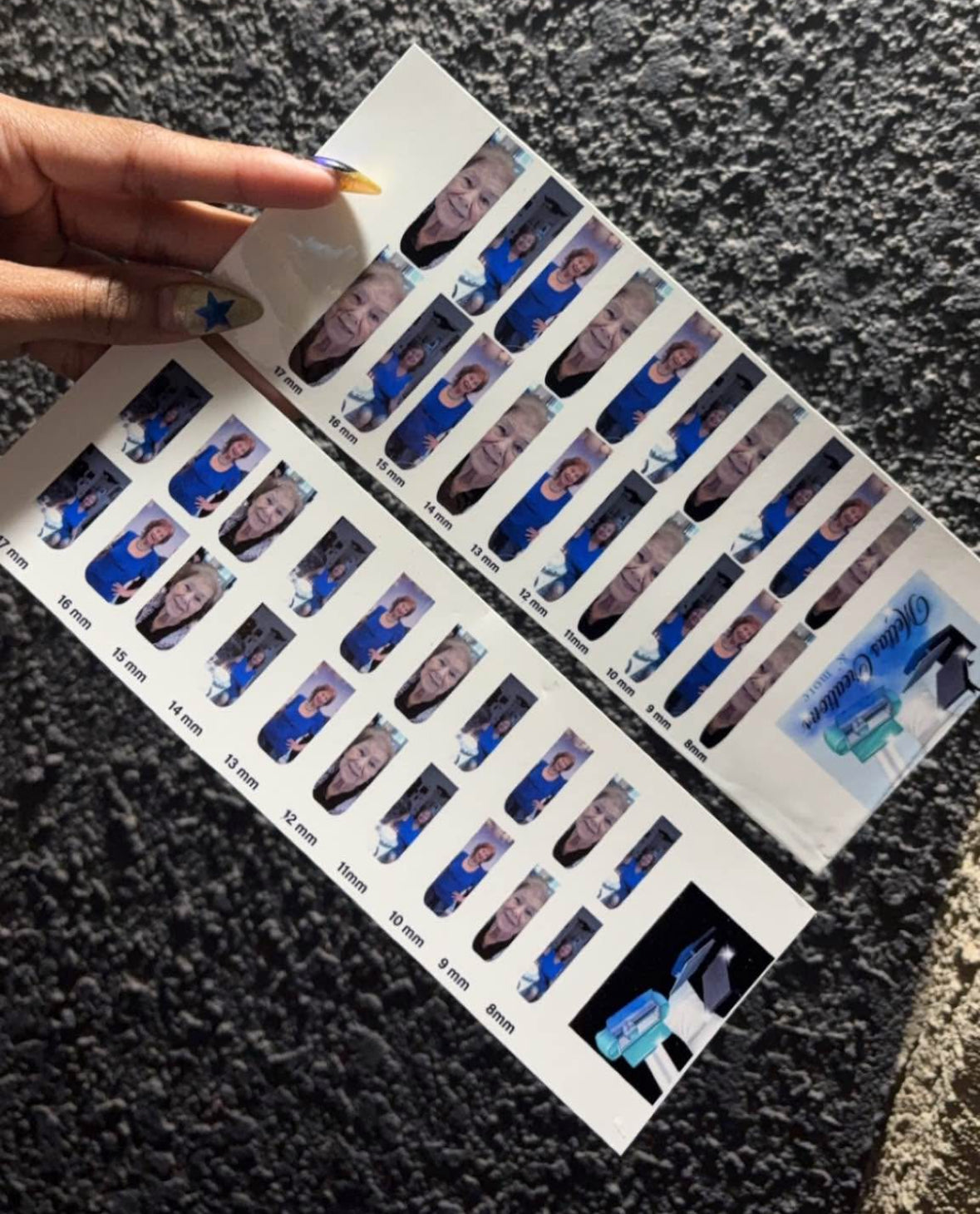 Custom nail decal