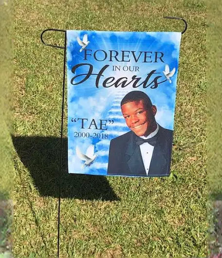 Custom Memorial Garden Flag