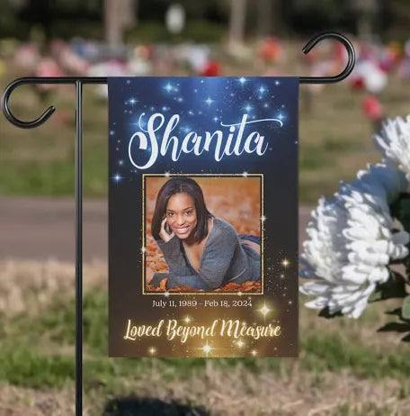 Custom Memorial Garden Flag