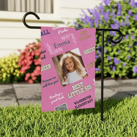 Custom Memorial Garden Flag
